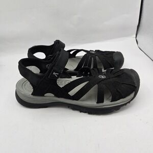 KEEN Rose Sandals Womens 9 Black Outdoor Trail Hiking Closed Toe Water Shoes